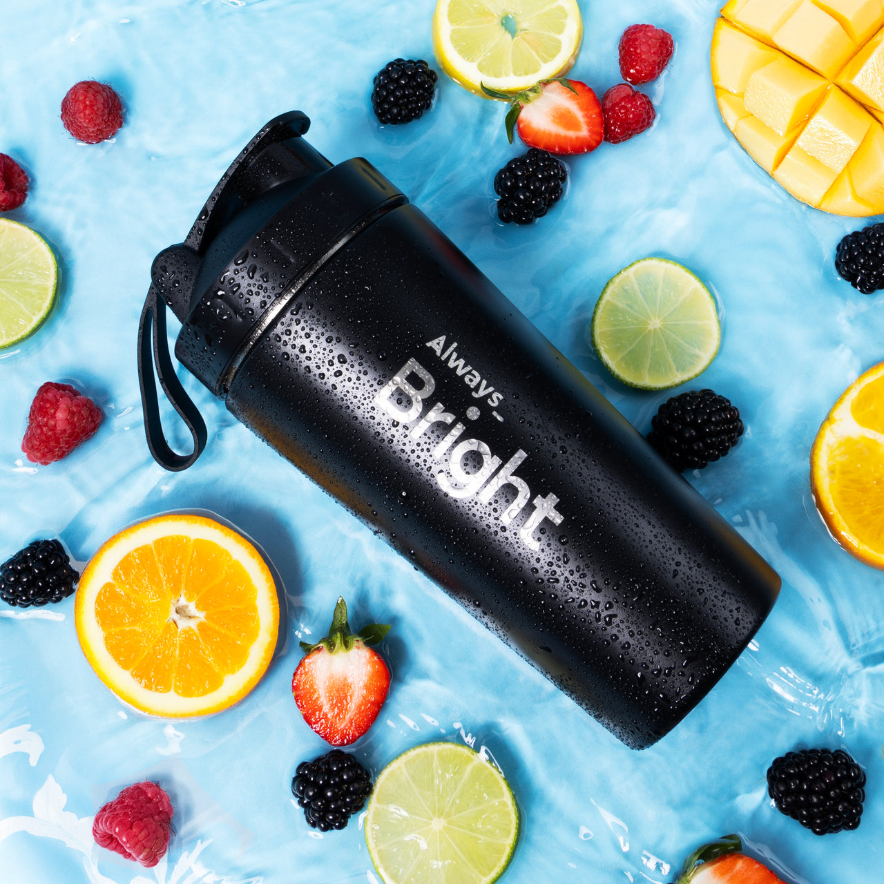 Bright Premium Shaker (Matzwart RVS) - Always Bright