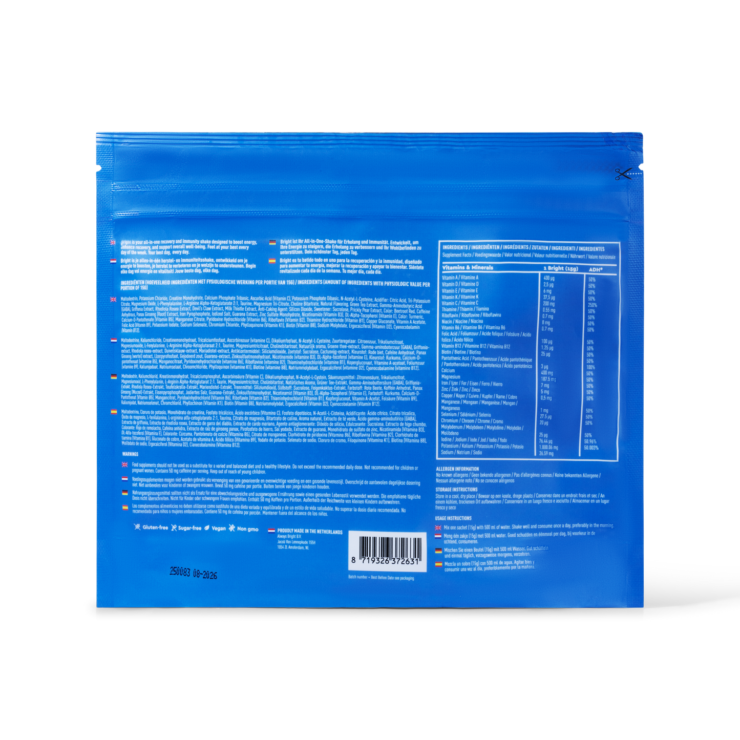 Bright: 4-in-1 Drink voor Herstel, Immuniteit, Hydratatie & Energie - Always Bright - Afbeelding 18