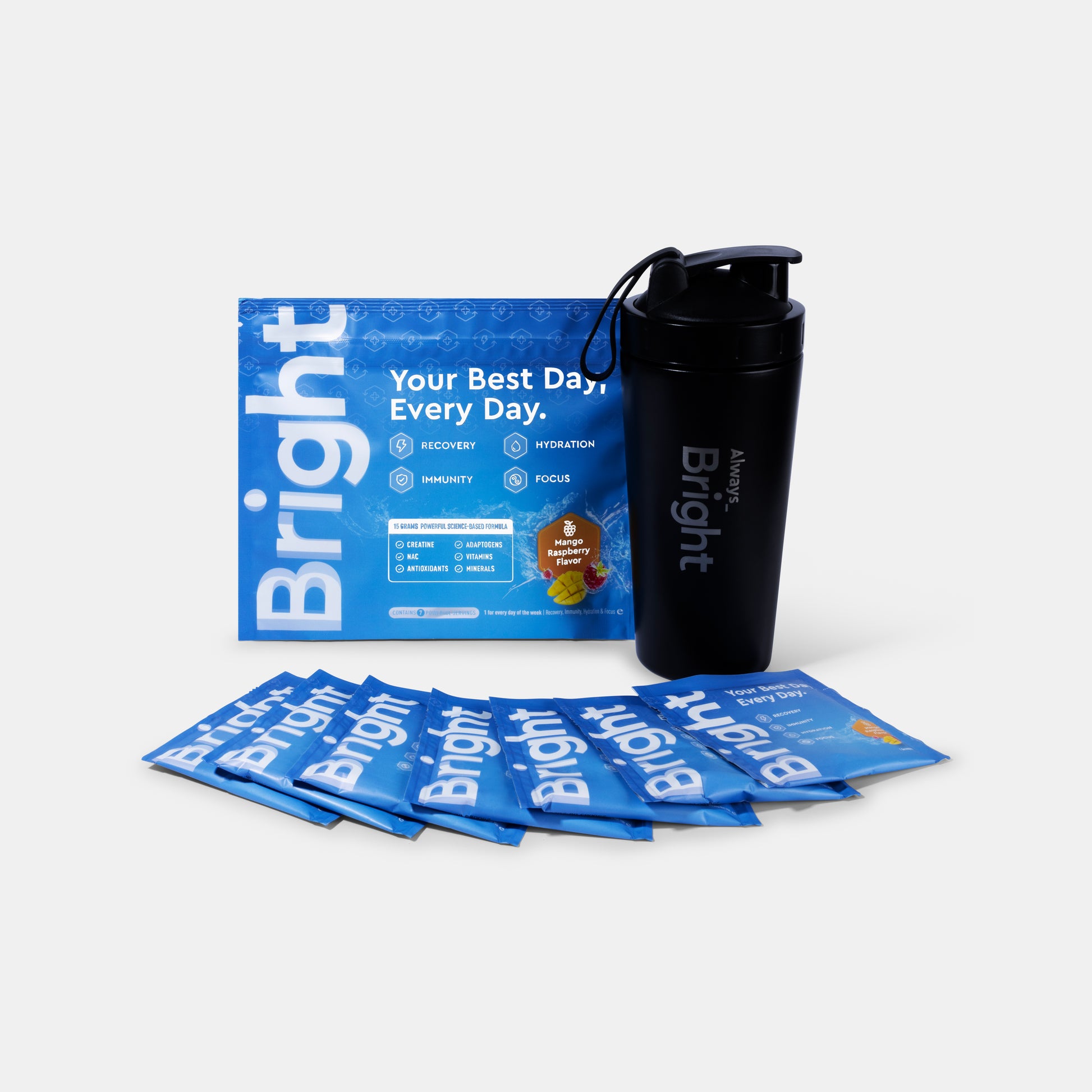 Bright: 4-in-1 Drink voor Herstel, Immuniteit, Hydratatie & Energie - Always Bright - Afbeelding 16