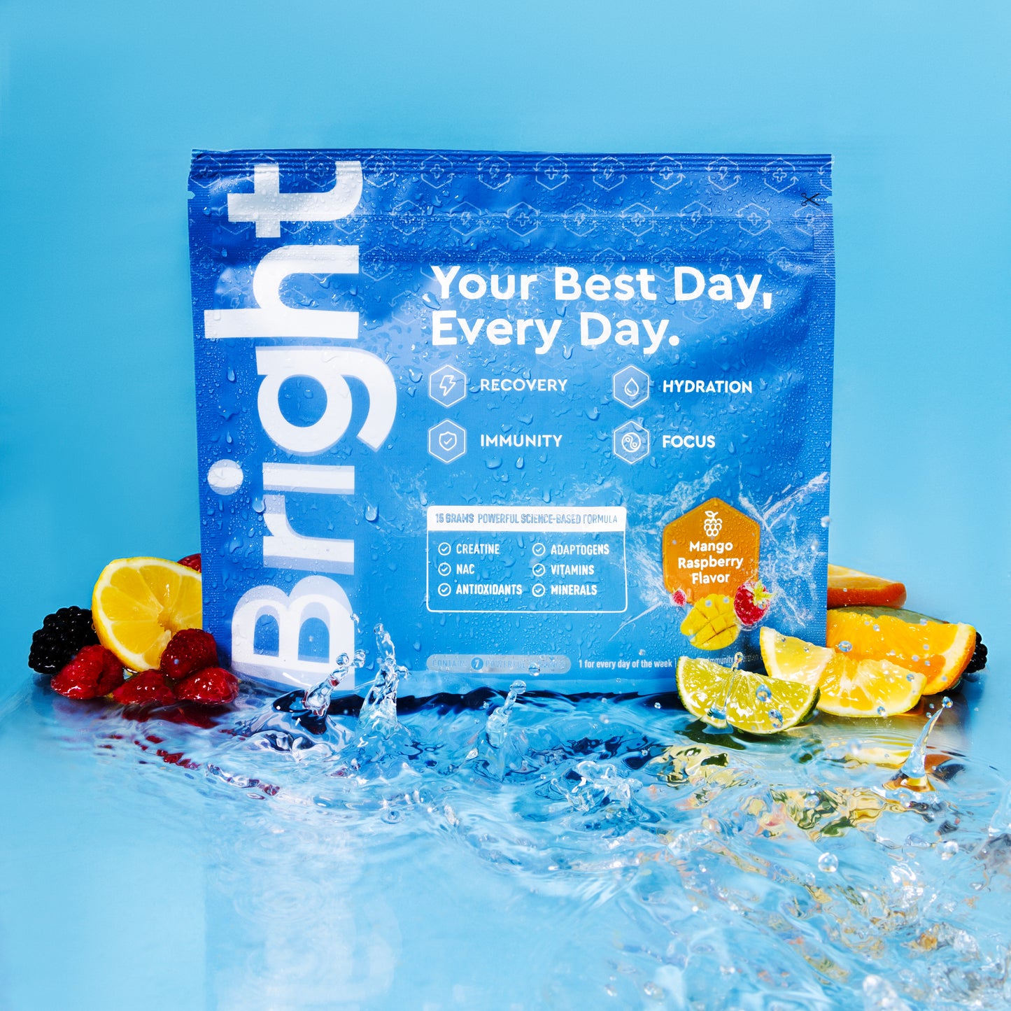 Bright: 4-in-1 Drink voor Herstel, Immuniteit, Hydratatie & Energie - Always Bright